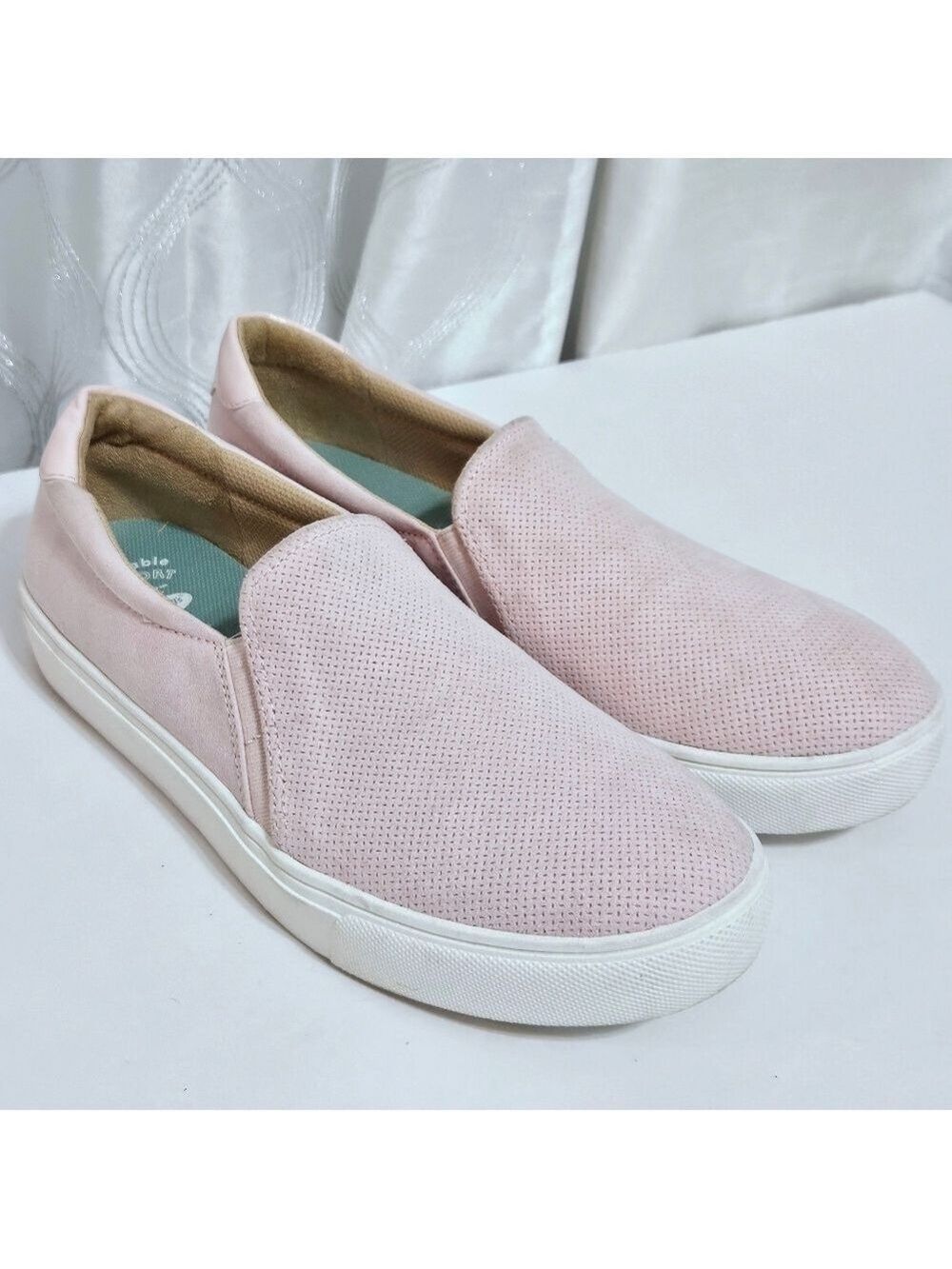Dr Scholls Comfort For All Pink Loafers Sz 10 - Picture 2 of 8